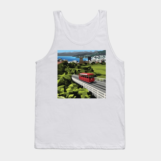 Wellington Tram Tank Top by irajane